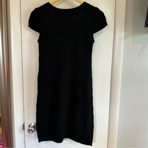 She’s Cool Y2K Knit Sweater Mini Dress. Size: Medium. Color: Black. - Picture 5 of 5